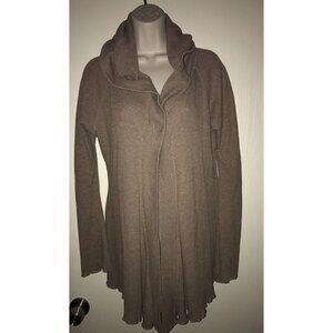 Calvin Klein Performance Wear Hooded Long Sleeve Waffle Knit Thermal Top SZ M